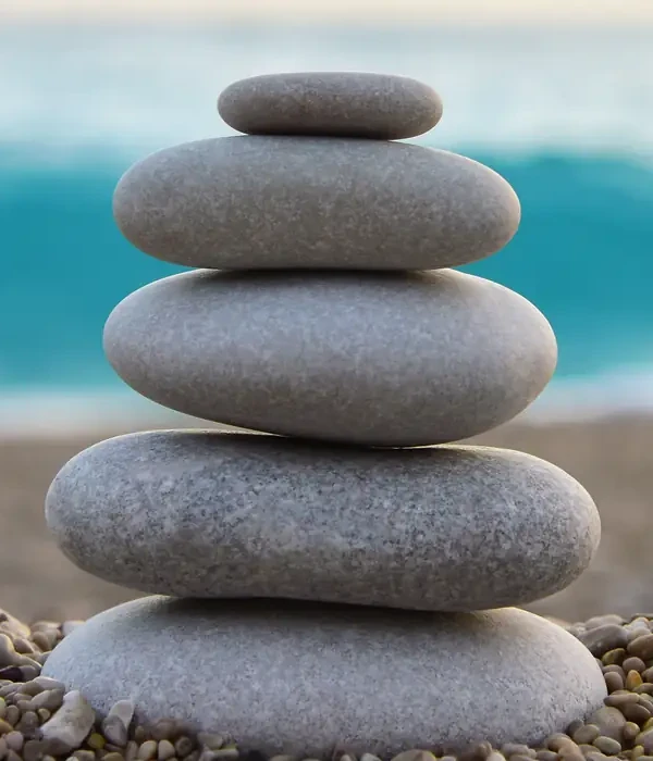 liberty yoga pile rocks beach